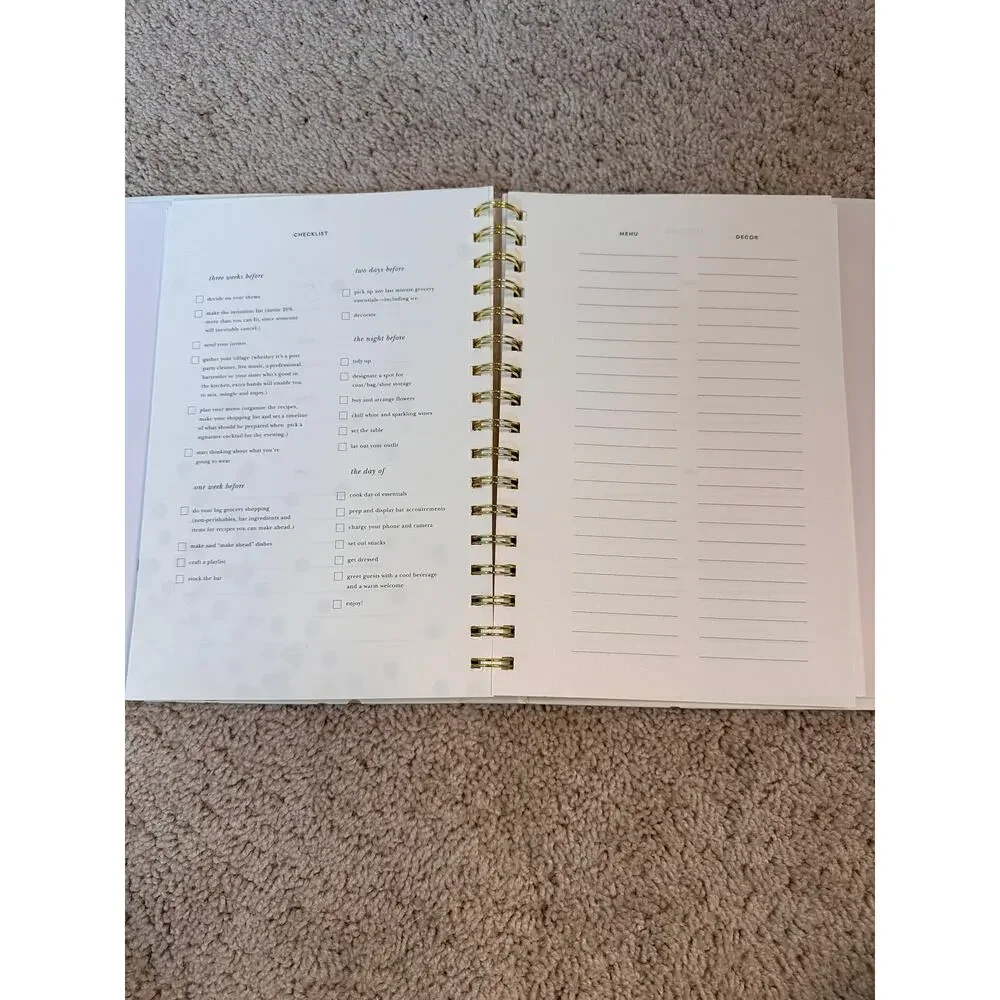 NEW Kate Spade Party Planner Cheers Book